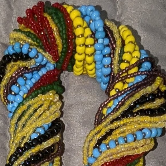 Luisa Conti Beaded Necklace **With Loose Strands SEE PHOTOS 1780 - Picture 9 of 11